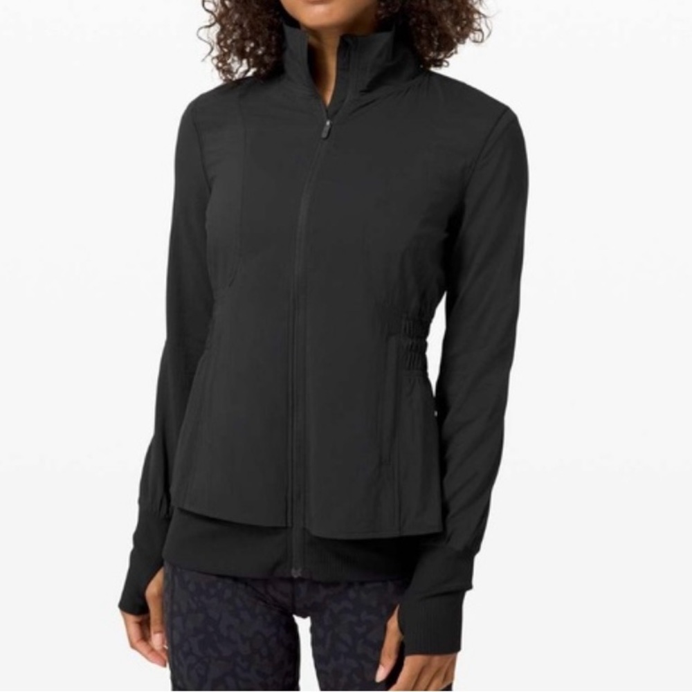 lululemon athletica Black Full-Zip Lightweight Jacket